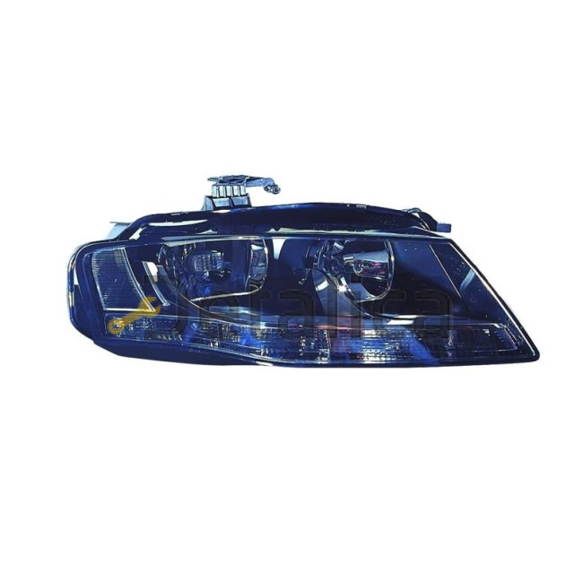 Фара правая с рег мотора внутри черная для Ауди А4 B8 от 2007 (Depo)