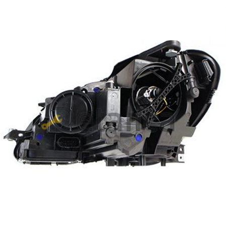 Фары не ксенон Мерседес W204 2011-2014 рестайлинг чёрные