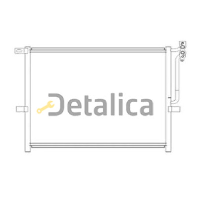 Радиатор кондиционера для BMW E83 X3 от 2004