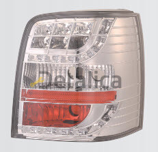 VOLKSWAGEN PASSAT фонарь задн внешн л+п (комплект) тюнинг диод прозрач (универсал) (sonar) внутри хром