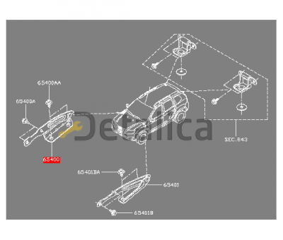 Петля капота правая для Ниссан Террано D10 оригинал