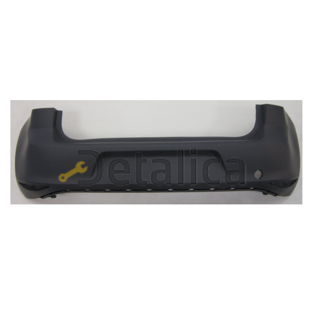 Бампер задний без отверстий под парктроники для Фольксваген Гольф 7 от 2012 (Китай)