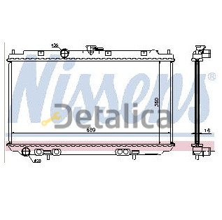 Радиатор охлаждения для Ниссан Примера P12 2 МТ Nissens Дания