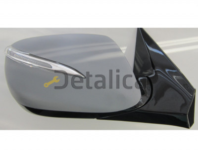 Зеркало правое электрическое с подогревом, указатель поворота, автоскладываение для Хендай Санта Фе 3 от 2012 (Китай)