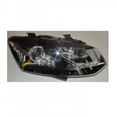 Фара правая тюнинг линзованная диодная седан для фольксваген Поло 5  от 2010 (Китай)