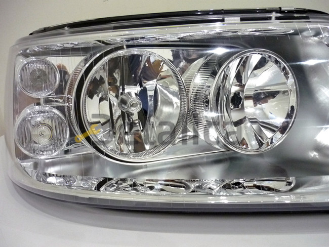 Фара правая двухламповая под корректор для Фольксваген Транспортер Т5 2003-2009 (Depo)