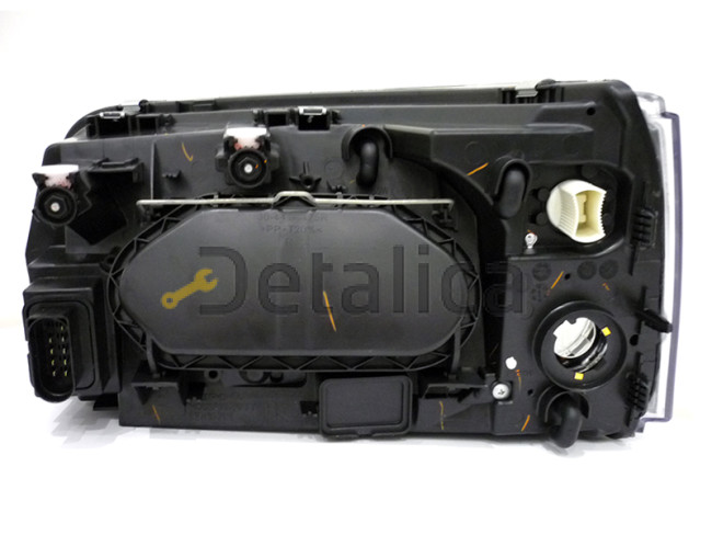 Фара правая двухламповая под корректор для Фольксваген Транспортер Т5 2003-2009 (Depo)