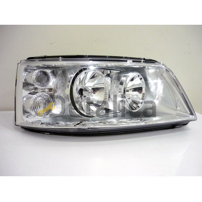Фара правая двухламповая под корректор для Фольксваген Транспортер Т5 2003-2009 (Depo)