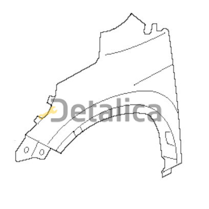 Крыло переднее левое для Хонда СРВ 4 API