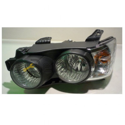 Фара левая для Шевроле Авео Т300 чёрная Китай