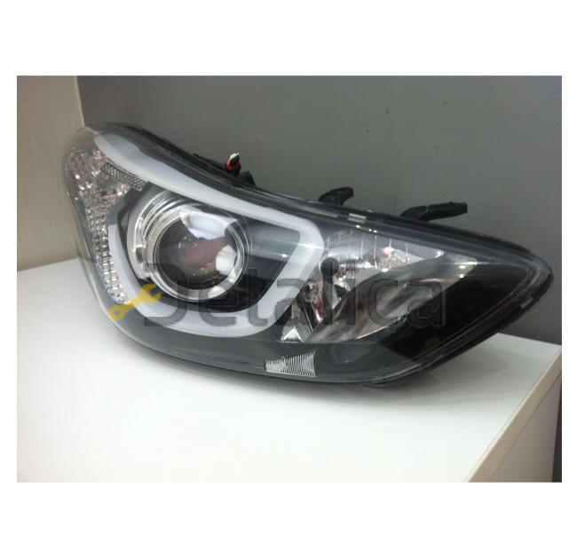 Фара правая линзованная диод под корректор для Хендай Элантра 5 от 2014 (Depo)