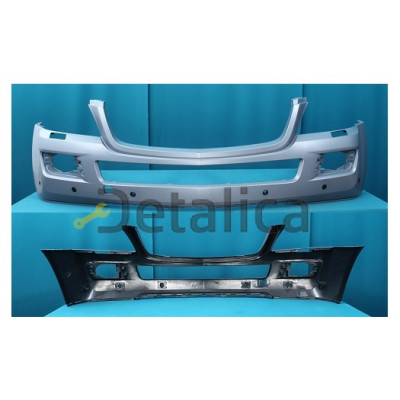 Бампер передний Мерседес GL X164 2006-2009 омыватели ходовые огни датчики грунт 