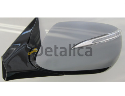 Зеркало левое электрическое с подогревом, указатель поворота, автоскладываение для Хендай Санта Фе 3 от 2012 (Китай)