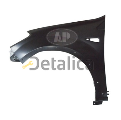 Крыло переднее левое с отверстием под повторитель под расширитель для Рено Сандеро от 2008