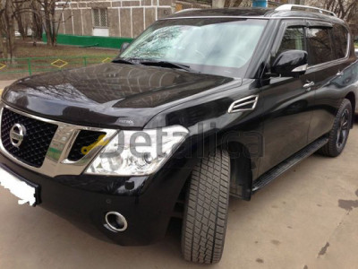 Дефлекторы окон для Ниссан Патрол Y62 тёмные Дефлекторы окон для Ниссан Патрол Y62 тёмные