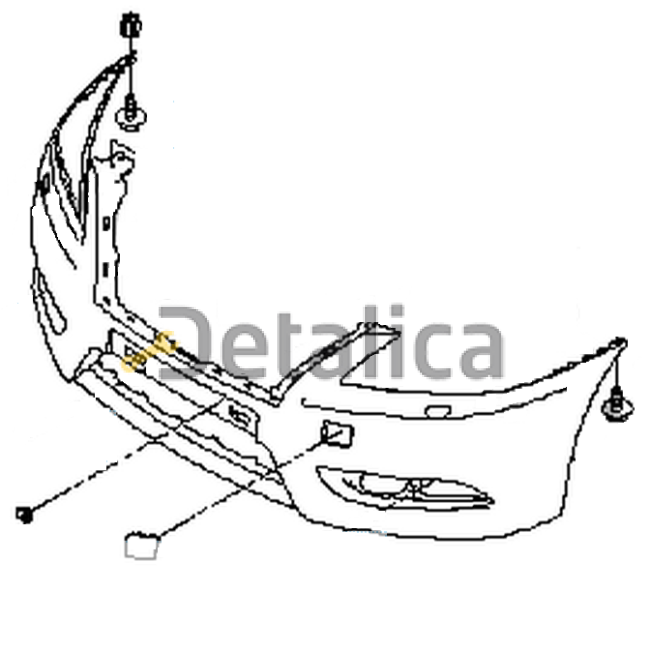 Бампер передний для Ниссан Сентра B17 оригинал