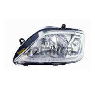 Фара левая внутри полностью хром для рено логан от 2008