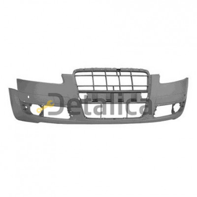 Бампер передний под датчики без отв под омыватели фар для Ауди А6 - С6 от 2004 (Тайвань)