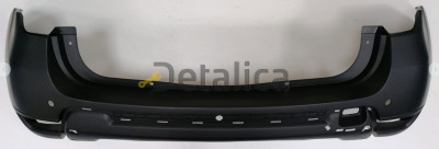 Renault DUSTER бампер задн с отв п/датч , п/наклад , черн (Тайвань)