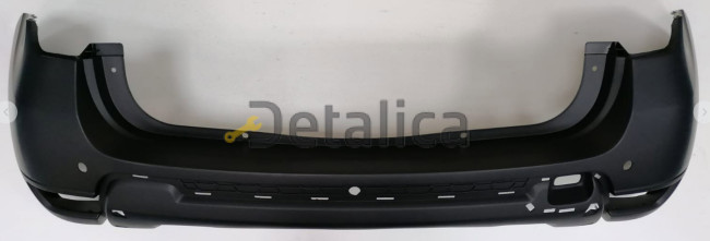 Renault DUSTER бампер задн с отв п/датч , п/наклад , черн (Тайвань)
