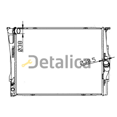 Радиатор охлаждения для BMW E90-E91 Китайский