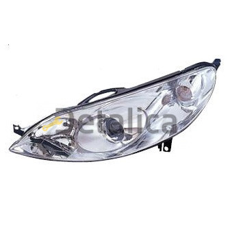 Фара левая с регулятором мотора для Пежо 407