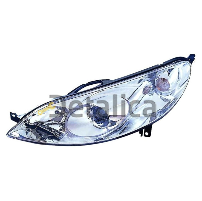 Фара левая с регулятором мотора для Пежо 407