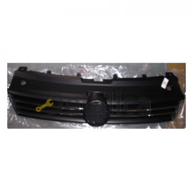 Решетка радиатора черная с хром молдингом седан для Фольксваген Поло 5 от 2010 (Китай)