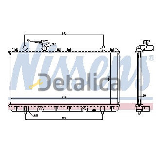 Радиатор охлаждения для Сузуки Лиана 1.3 - 1.5 - 1.6 МТ Nissens Дания Радиатор охлаждения для Сузуки Лиана 1.3 - 1.5 - 1.6 МТ Nissens Дания