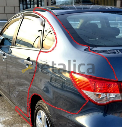 Крыло заднее левое для Ниссан Альмера G15