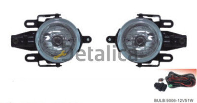 Фара противотуманная Митсубиси Pajero III Л+П (комплект) с проводкой, кнопкой, креплением