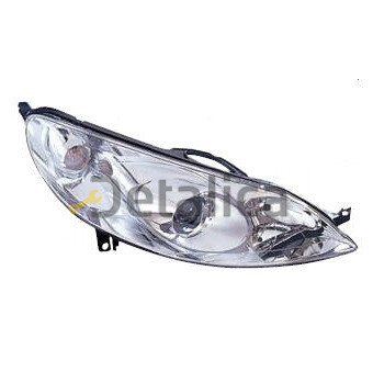 Фара правая с регулятором мотора для Пежо 407