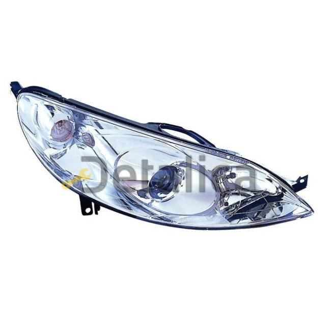 Фара правая с регулятором мотора для Пежо 407