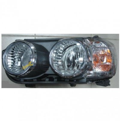 Фара левая для Шевроле Авео Т300 хромированная Китай