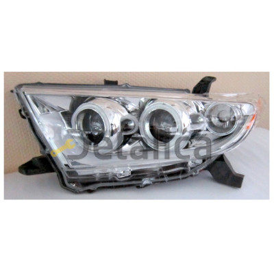 Фары комплект-тюнинг линзованные со светящимся ободком EAGLE EYES для Тойота Хайлендер 2 от 2010