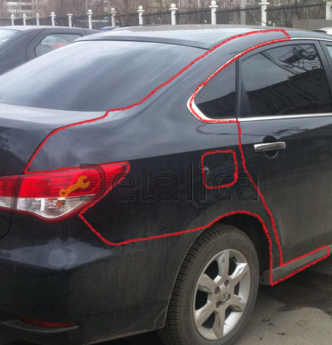 Крыло заднее правое для Ниссан Альмера G15