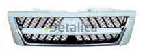 Решетка радиатора для Митсубиси Pajero III, хром-серый Решетка радиатора для Митсубиси Pajero III, хром-серый