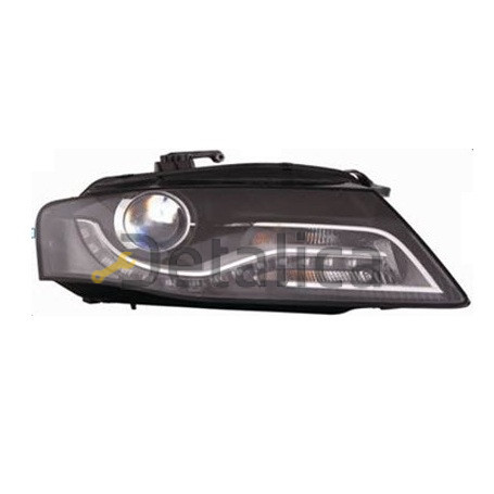 Фара правая ксенон Адаптив линз с рег мотора внутри черная для Ауди А4 В8 от 2007 (Depo) AFS
