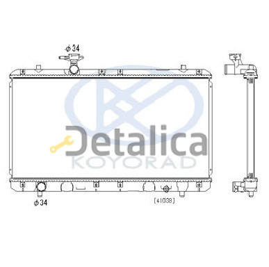 Радиатор охлаждения для Сузуки Лиана 1.5 и 1.6 МТ Koyo Япония Радиатор охлаждения для Сузуки Лиана 1.5 и 1.6 МТ Koyo Япония