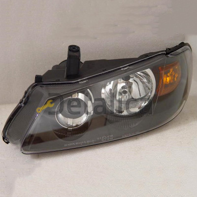 Фара левая для Ниссан Альмера Н16 внутри чёрная