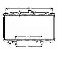 Радиатор охлаждения для Ниссан Примера P12 2 AT Китай
