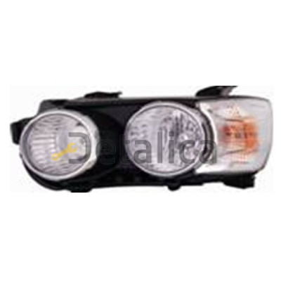 Фара левая для Шевроле Авео Т300 хромированная