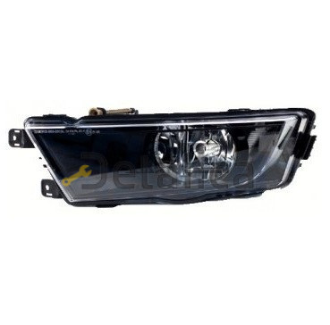 Фара противотуманная правая для Шкода Октавия А7 внутри чёрная оригинал