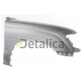 Крыло переднее правое без отверстия под повторитель под молдинг с отверстием под антену для Тойота Лэнд Крузер 100 от 1998