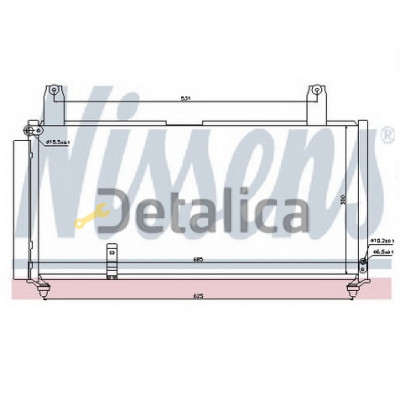 Радиатор кондиционера для Сузуки Лиана Nissens Дания