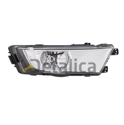 Фара противотуманная правая внутри хром для Шкода Октавия А7 от 2013 (Китай)