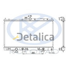 Радиатор охлаждения для Митсубиси Галант 9 рестайл АТ МТ Koyo Япония