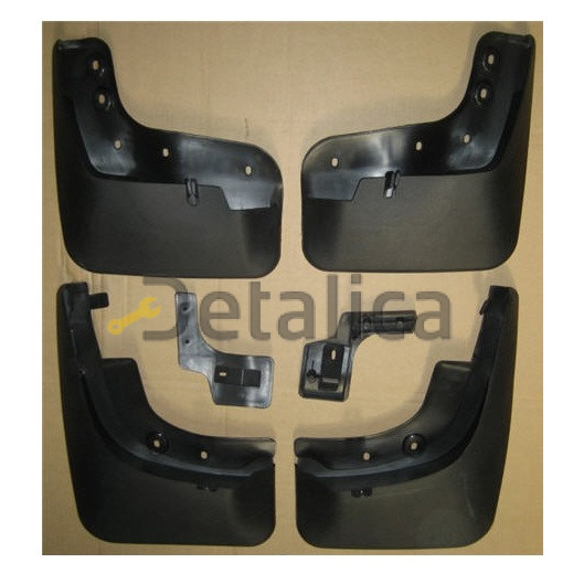 Брызговик переднего крыла левый+правый комплект + задний 4шт для Фольксваген Туарег от 2011 (Китай)