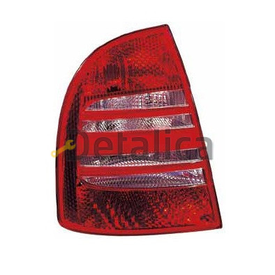 Фонарь задний внешний левый для Шкода Суперб от 2002-2005 (Depo)