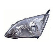 Фара левая корректор линзованная внутри черная для Хонда СРВ 3